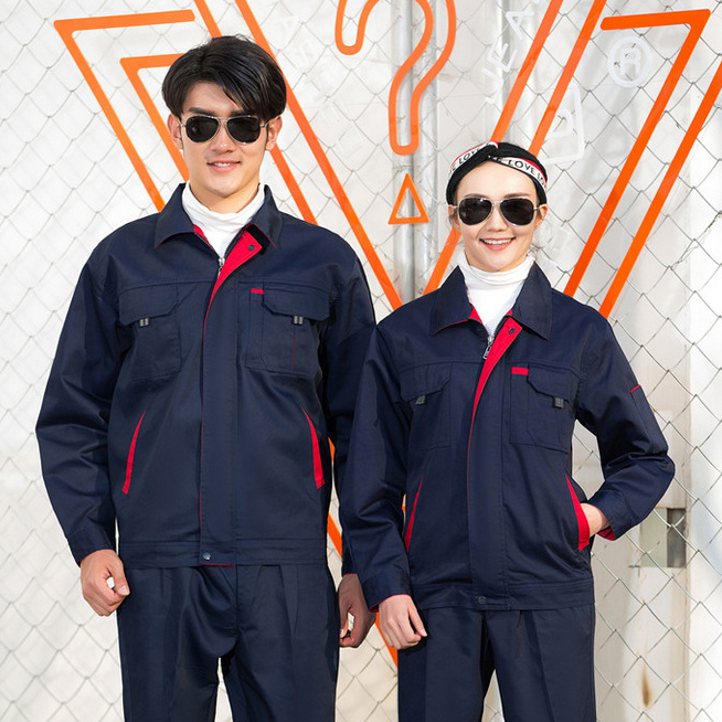 HT005-005 Spring and Autumn Anti-Wrinkle and Wear-Resistant Popular Style Polyester-Cotton Yarn Card Spring and Autumn Clothing
